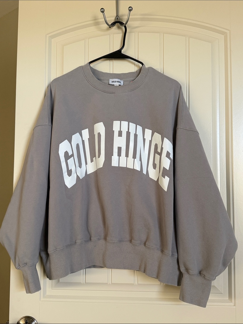 Gold Hinge LIGHT GREY GH WIDE ARM SWEATSHIRT - Picture 5 of 14